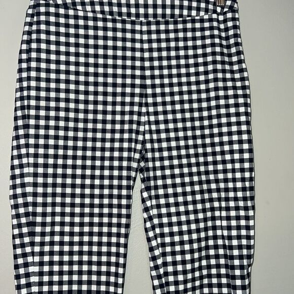Victoria, Beckham for target crop black-and-white checked pants size 2 - Picture 4 of 9